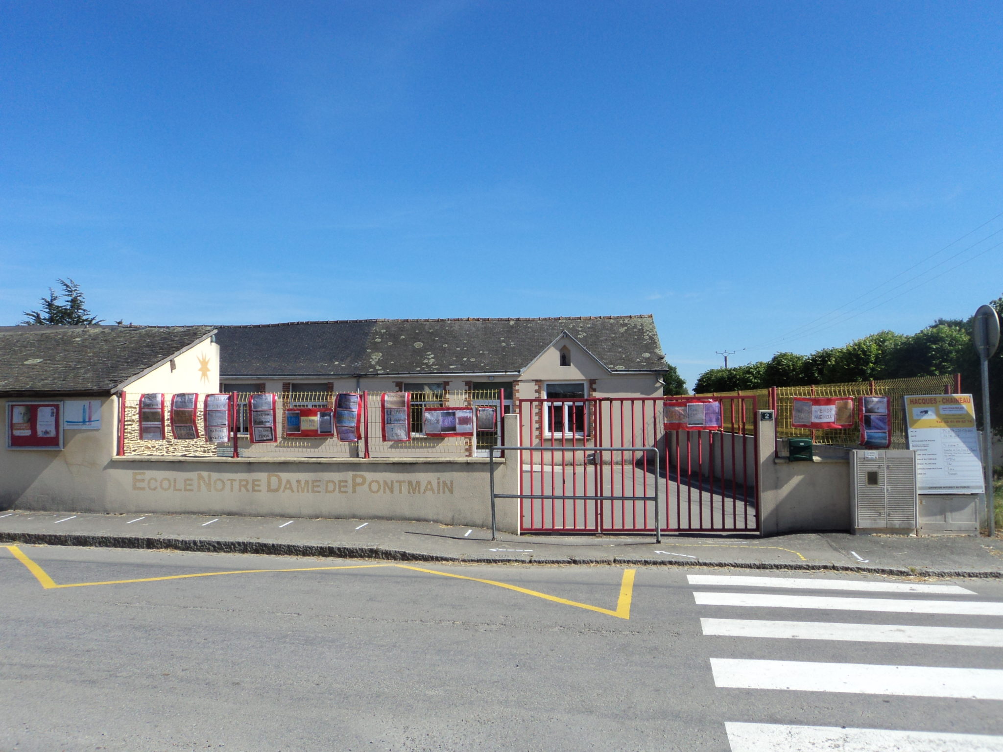 Confinement… Ecole Notre Dame de Pontmain