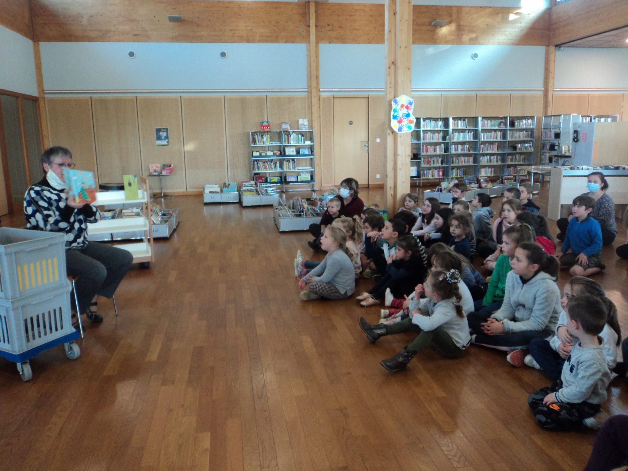 Sortie à la médiathèque Ecole Notre Dame de Pontmain